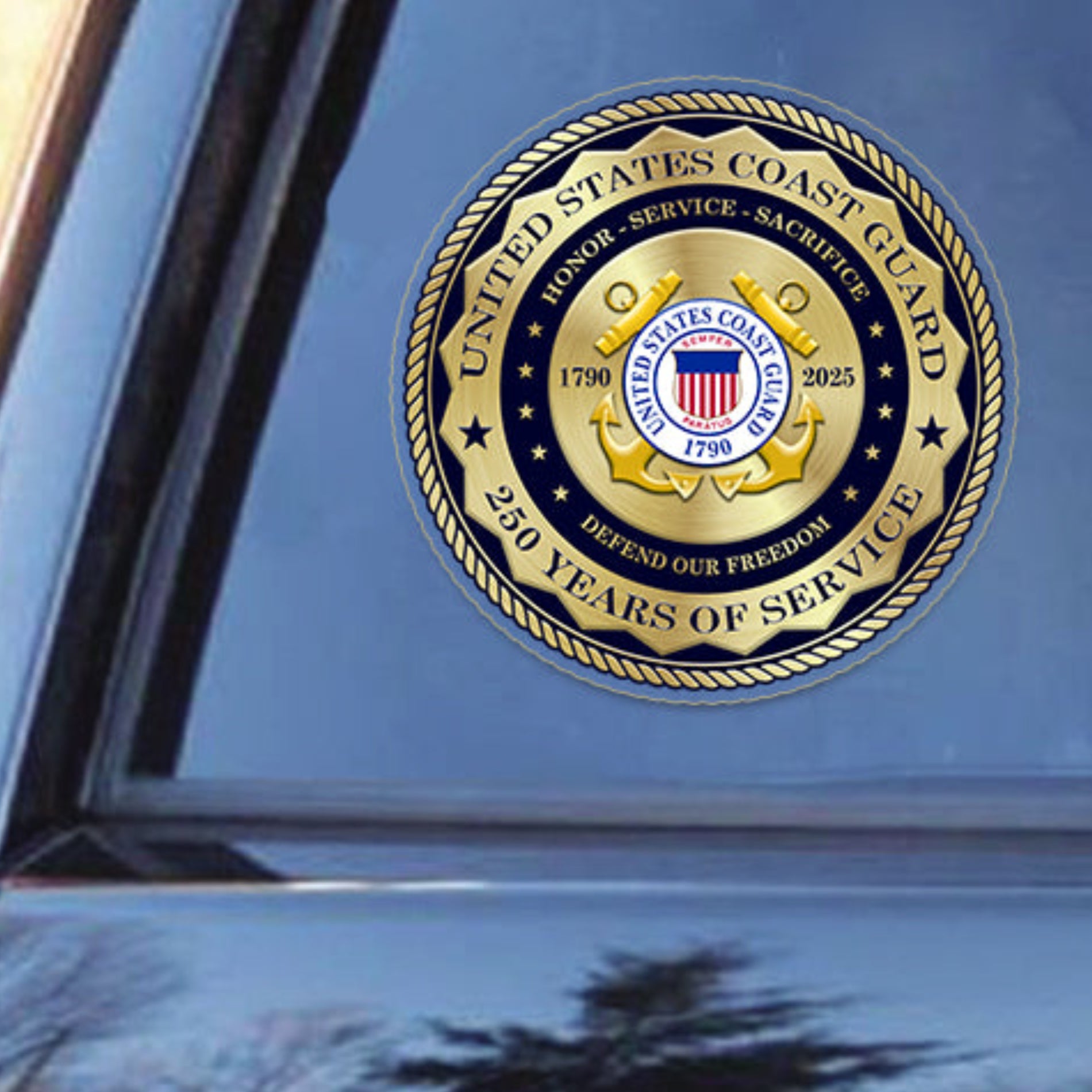 US Coast Guard 250 Years Of Service Stickers