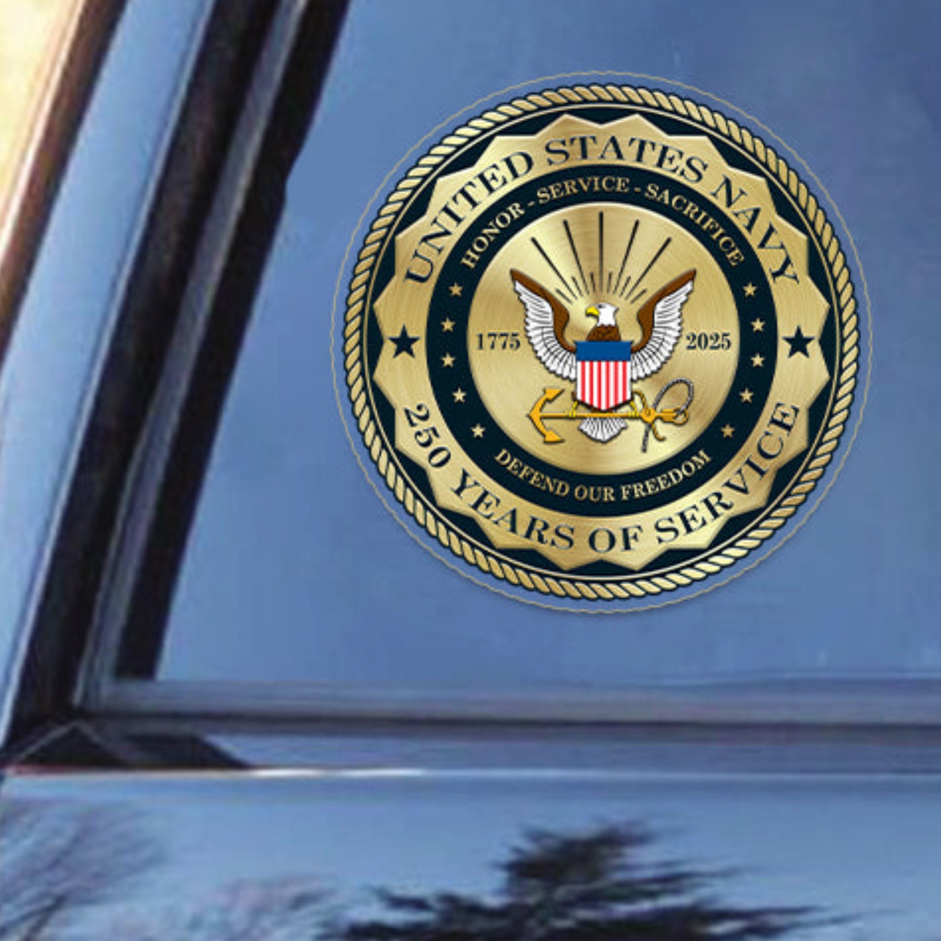 US NAVY 250 Years Of Service Stickers