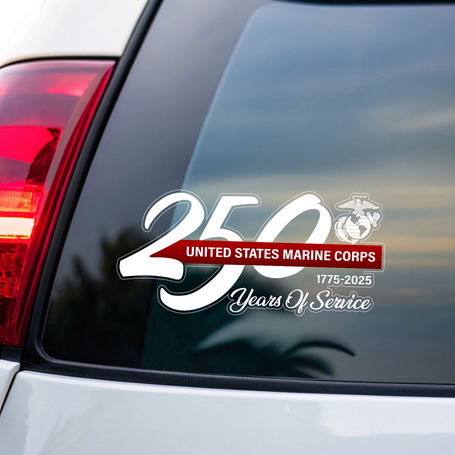 MARlNE 250 Years Of Service Stickers