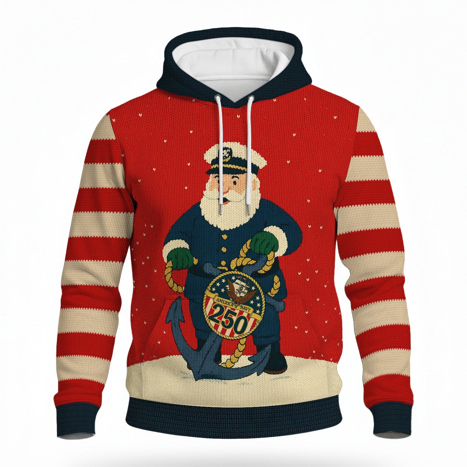 Honoring US Navy 250 Hoodie 3D All Over Print