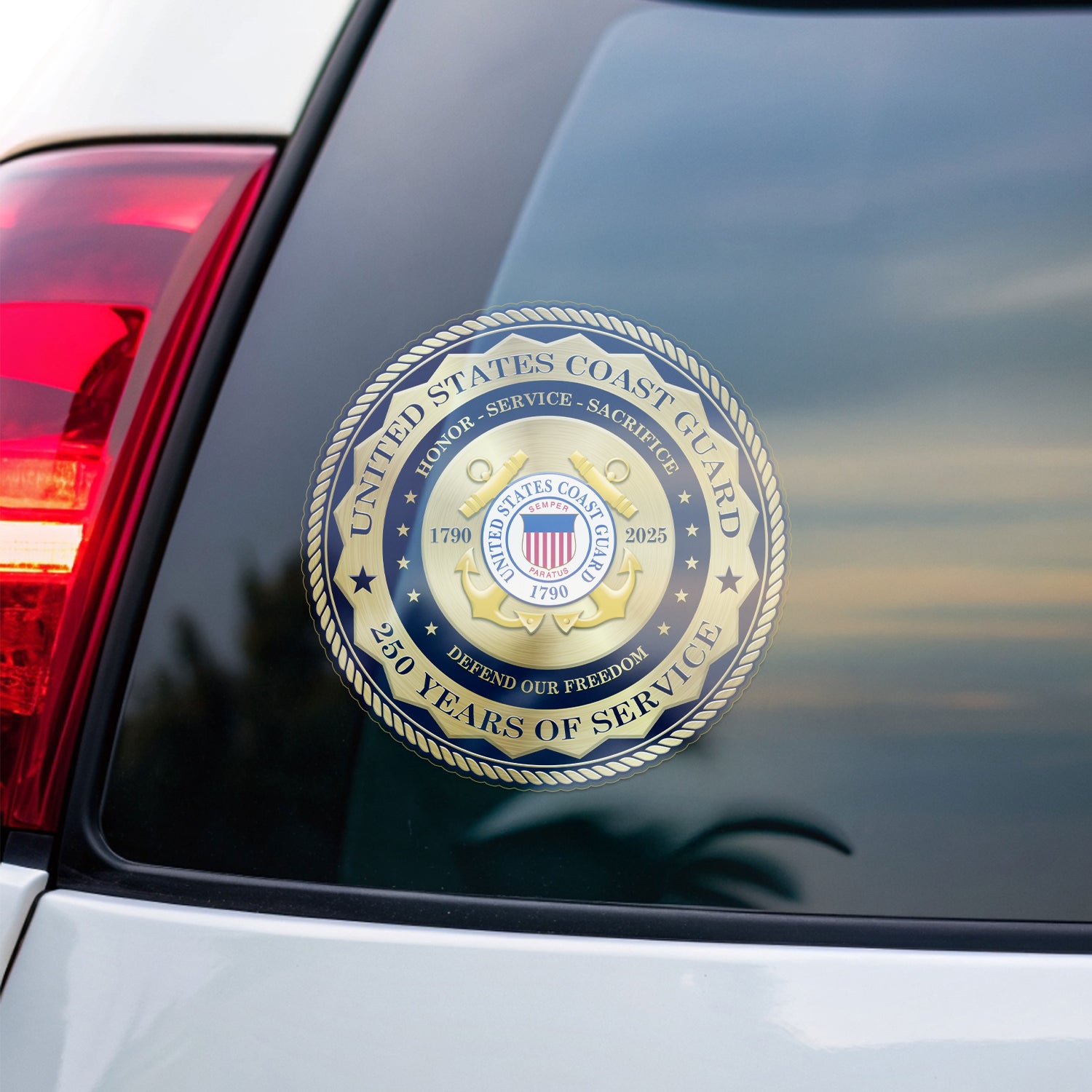 US Coast Guard 250 Years Of Service Stickers