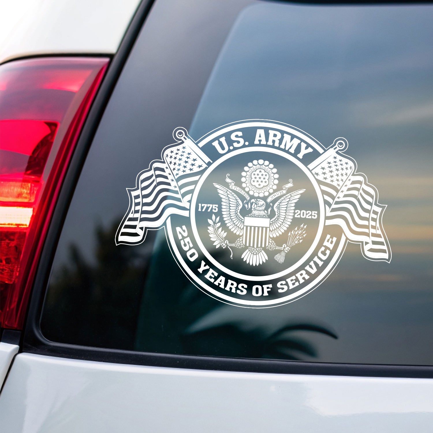 US Army 250 Years Of Service Stickers