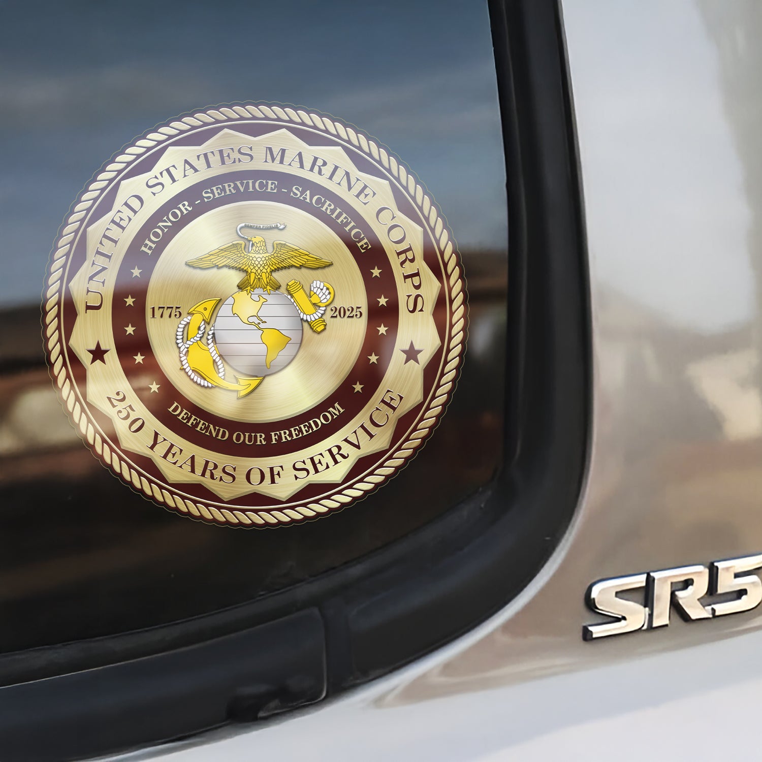 MARlNE 250 Years Of Service Stickers