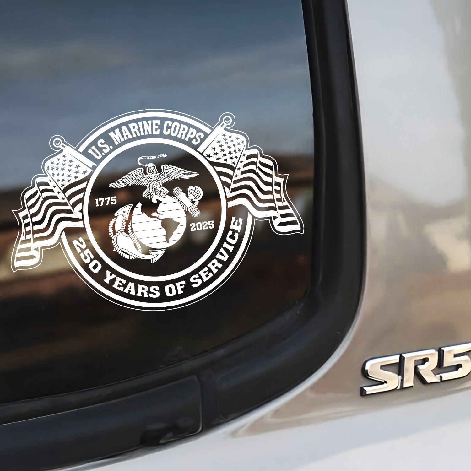 MARlNE 250 Years Of Service Stickers