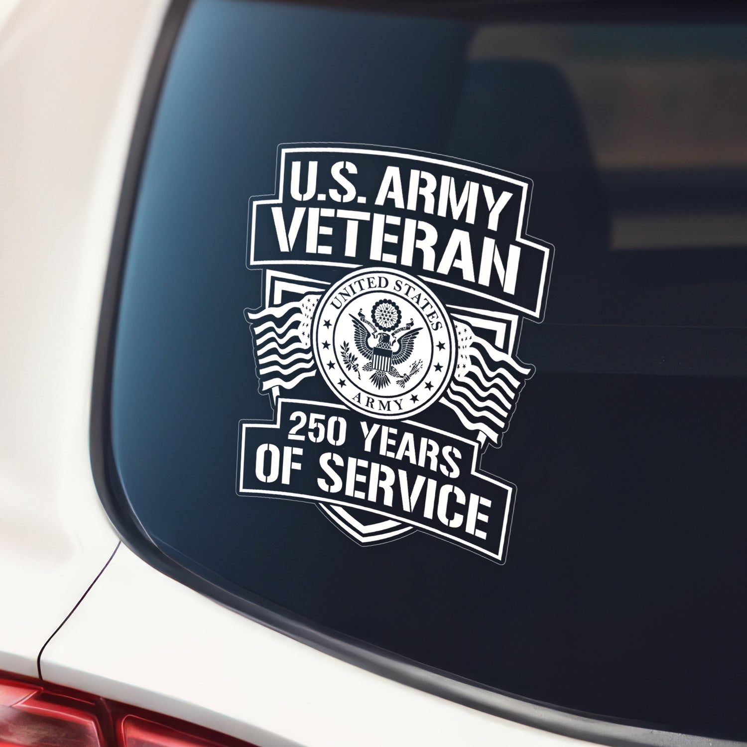 US ARMY Veteran 250 Years Of Service Stickers