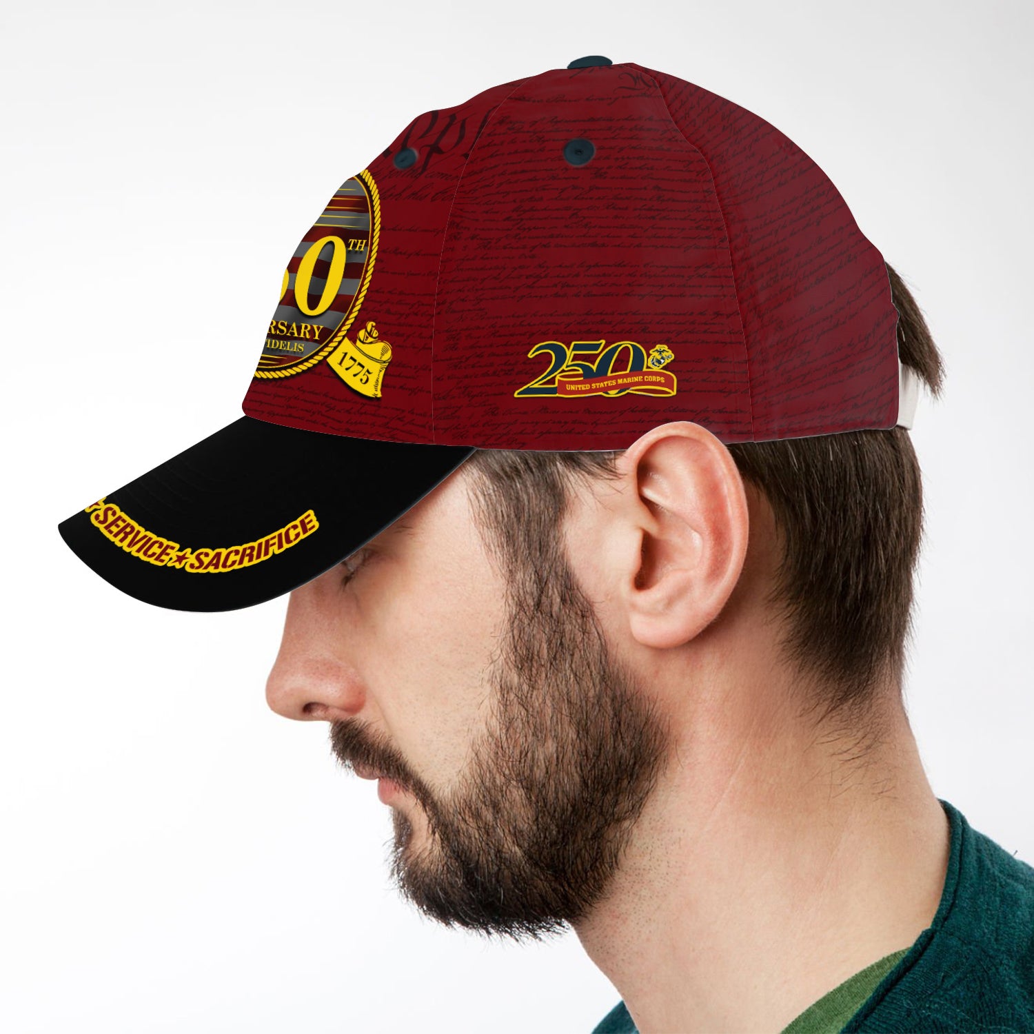 MARlNE 250th Anniversary Semper Fidelis All Over Prints Premium Classic Cap