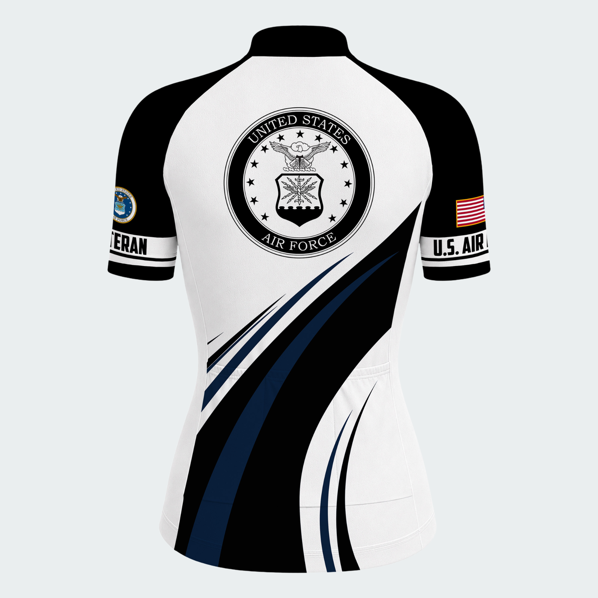 Women’s Personalized U.S. Air Force Proudly Served Cycling Jersey & Kit