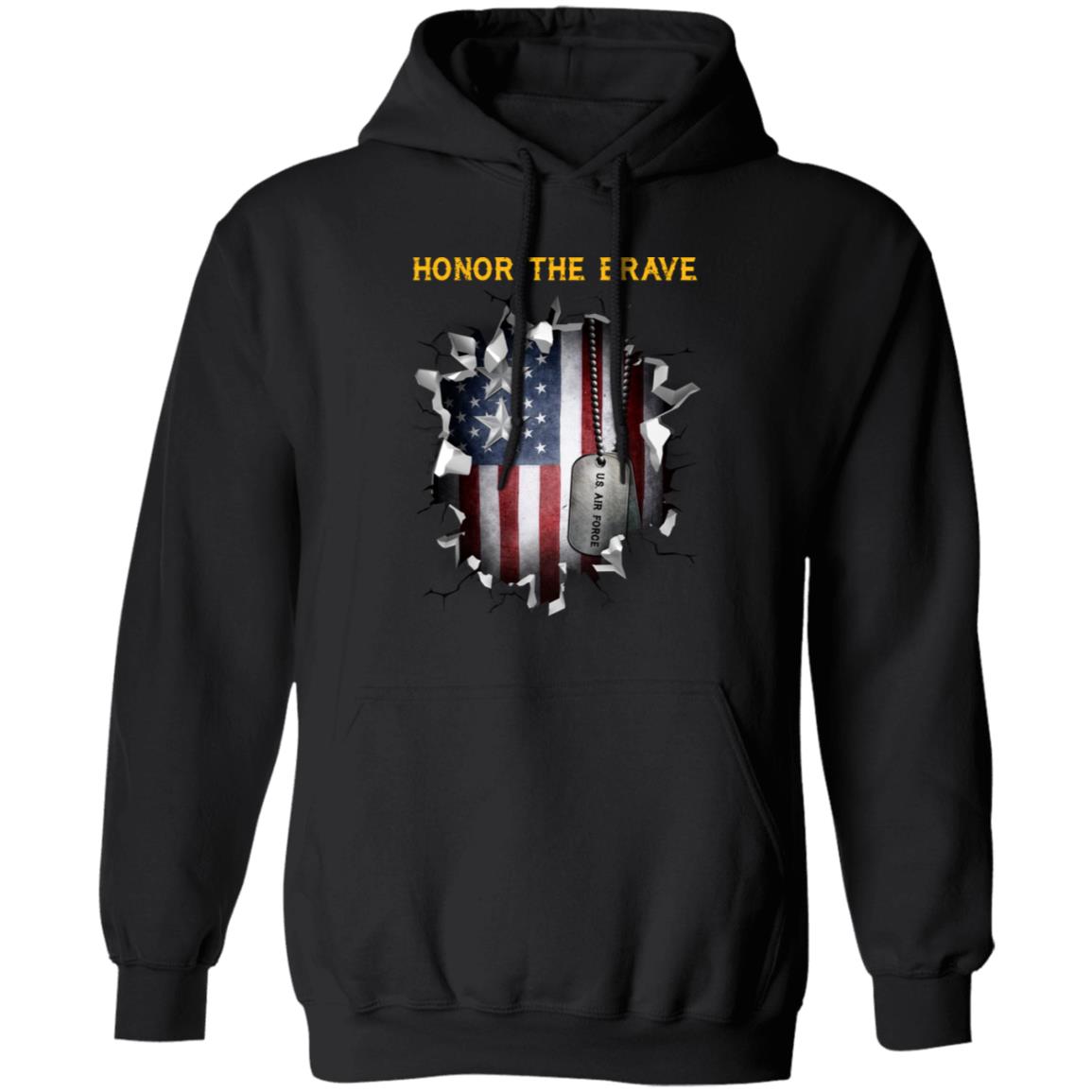 US Air Force O-8 Major General Maj G O8 General Officer - Honor The Brave - Honor The Brave Front Shirt