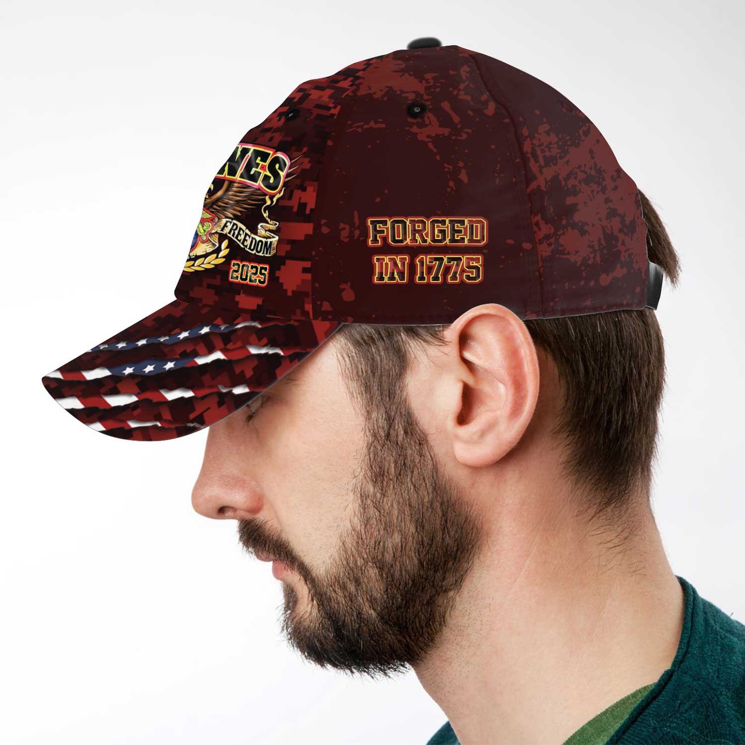 MARlNE Defending Freedom 1775-2025 All Over Prints Premium Classic Cap