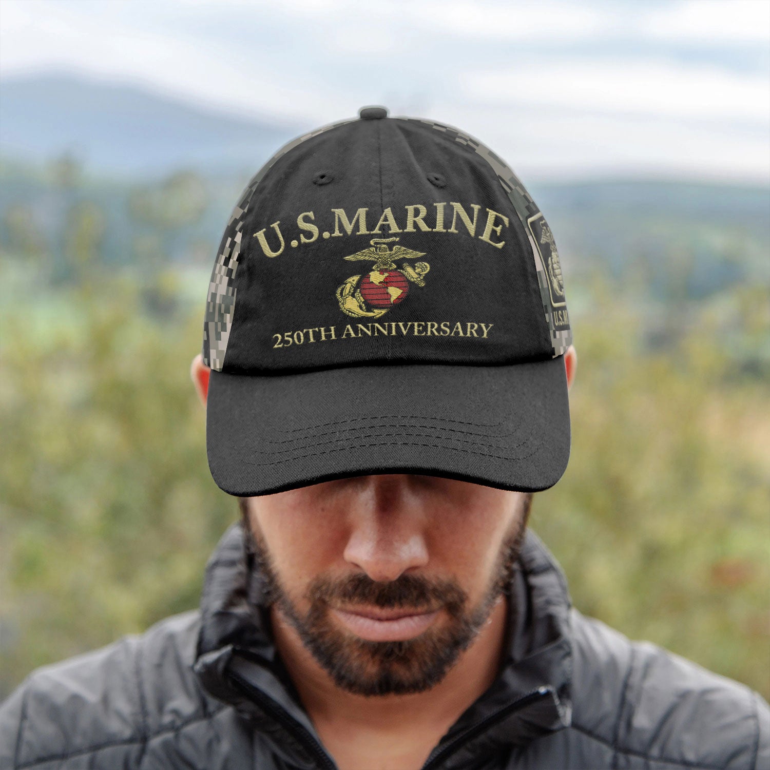 MARlNE 250th Anniversary All Over Prints Premium Classic Cap