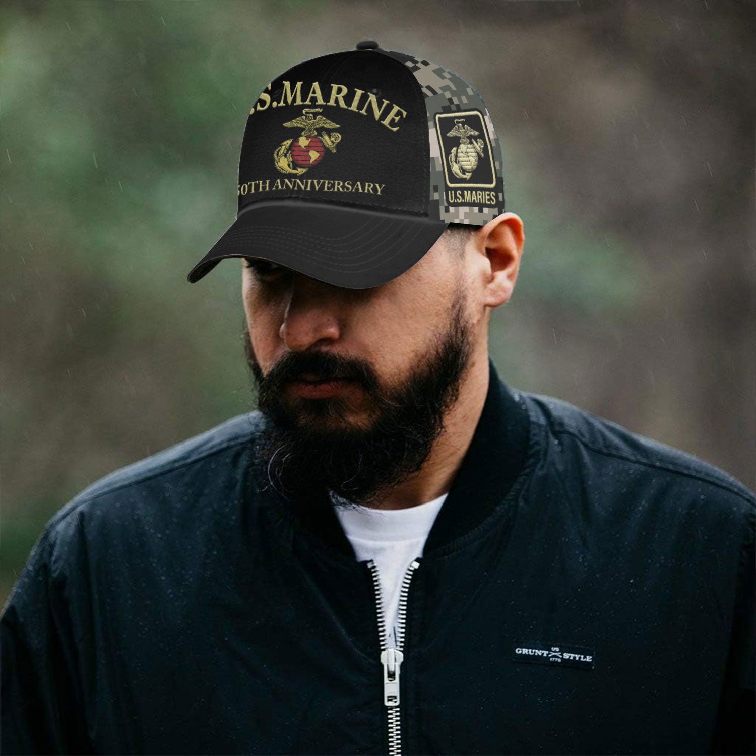 MARlNE 250th Anniversary All Over Prints Premium Classic Cap