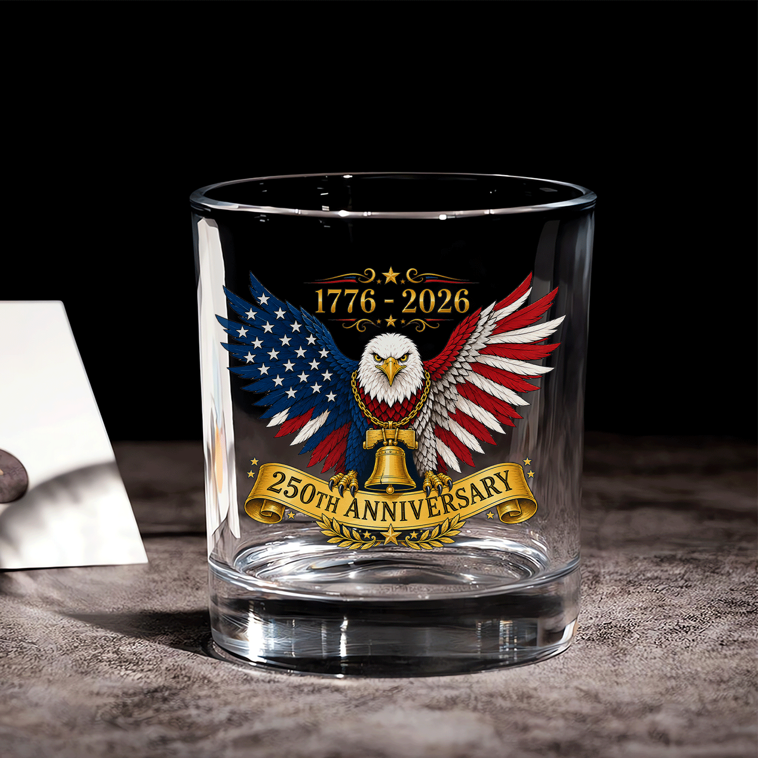 USA Independence Anniversary Whiskey Glass Heritage Collection