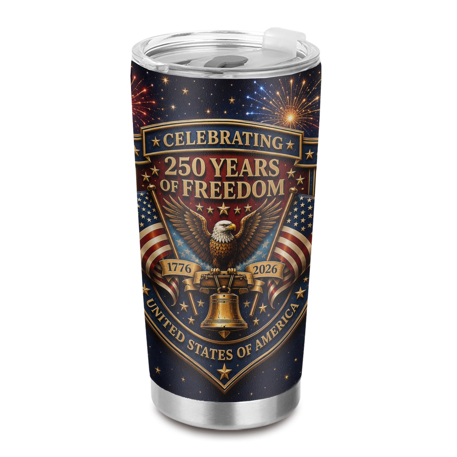Celebrating 250 Years Of Freedom USA 20oz Tumbler