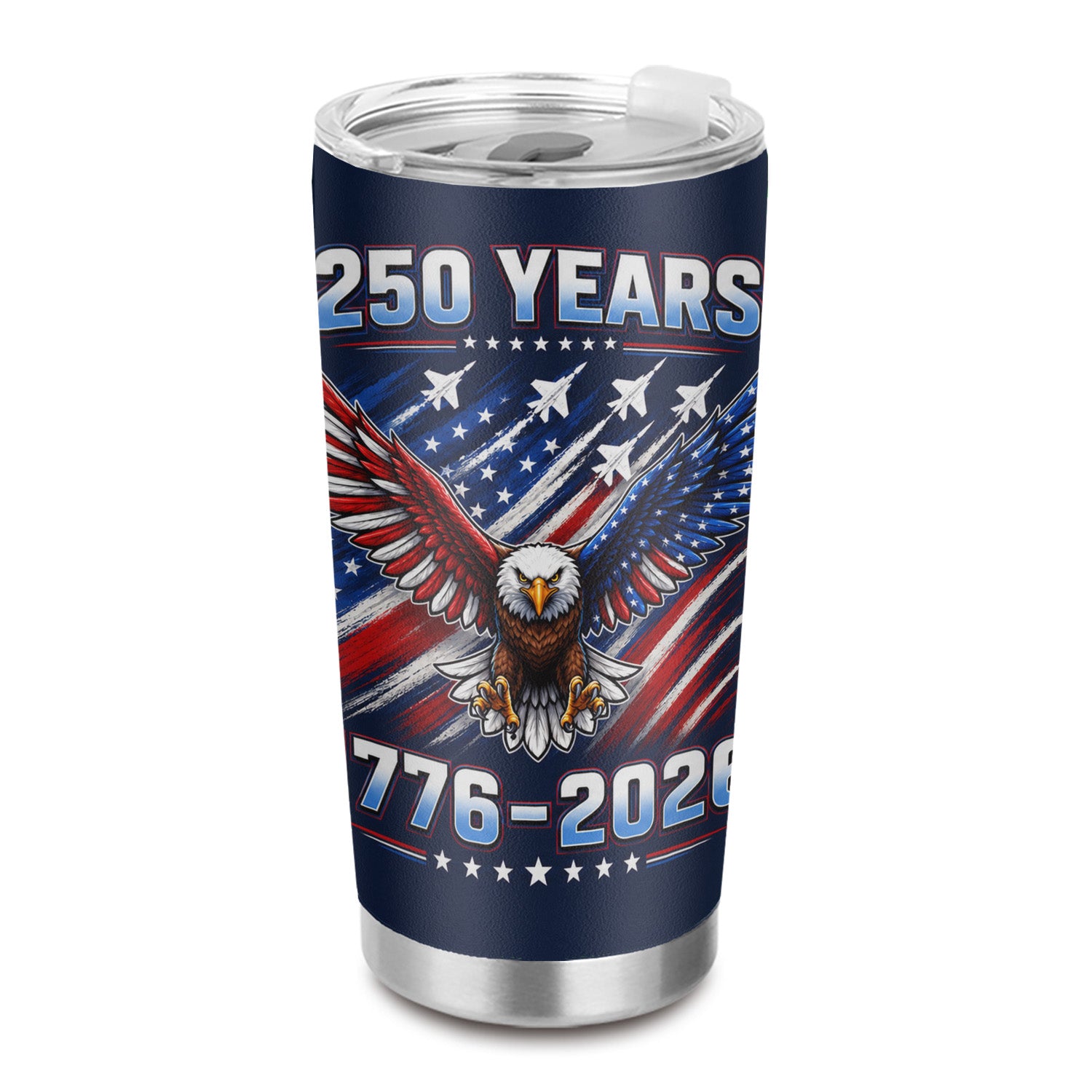 America 250th Birthday Tumbler 20oz American Pride Gift