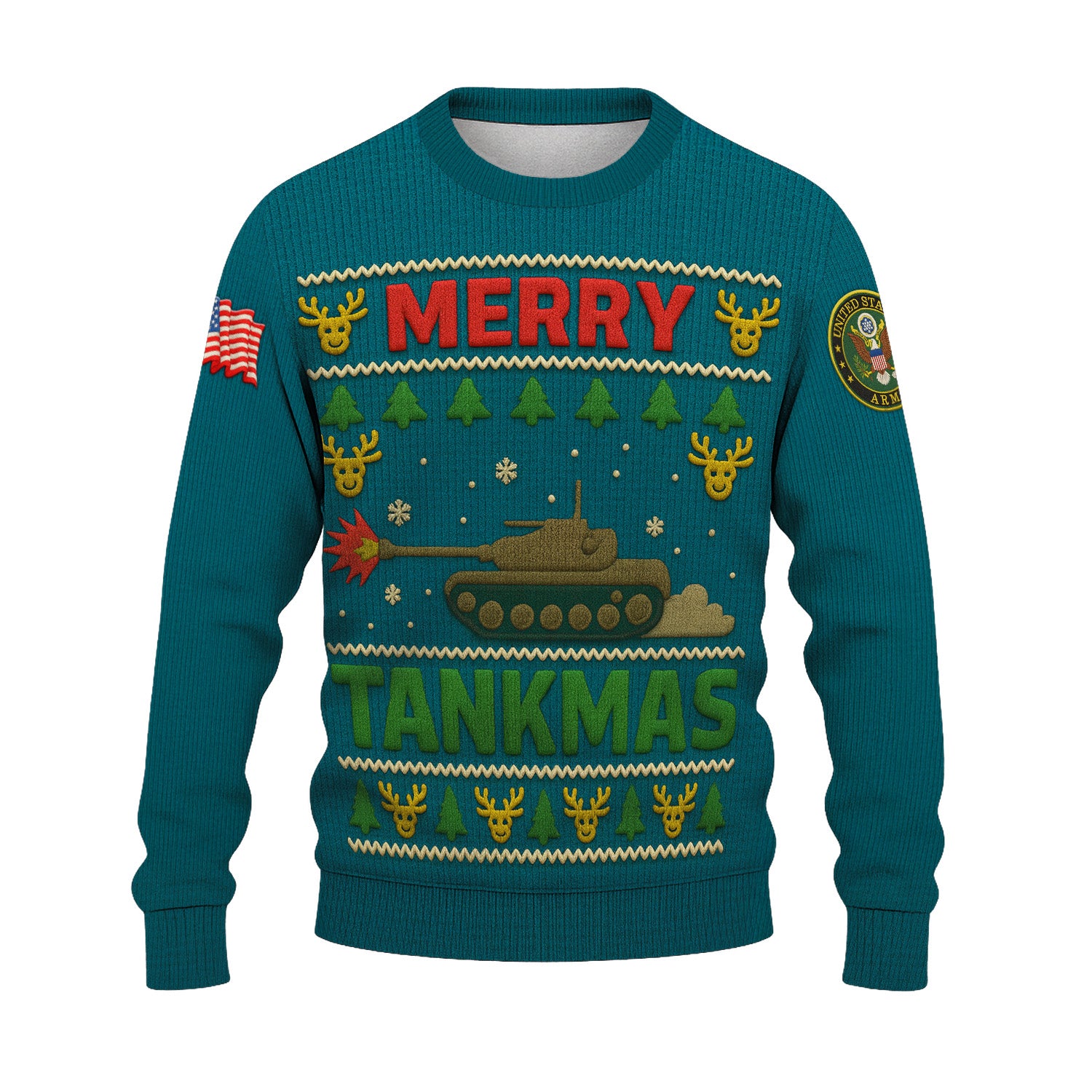 US Army Ugly Christmas Sweater KRUST29