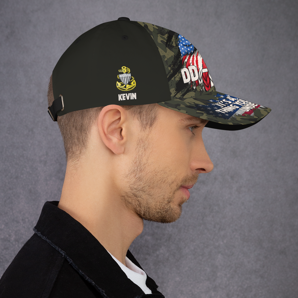 Custom Ranks/Insignia, Personalized Name And Years Served All Over Prints Premium Classic Cap KAOVC18