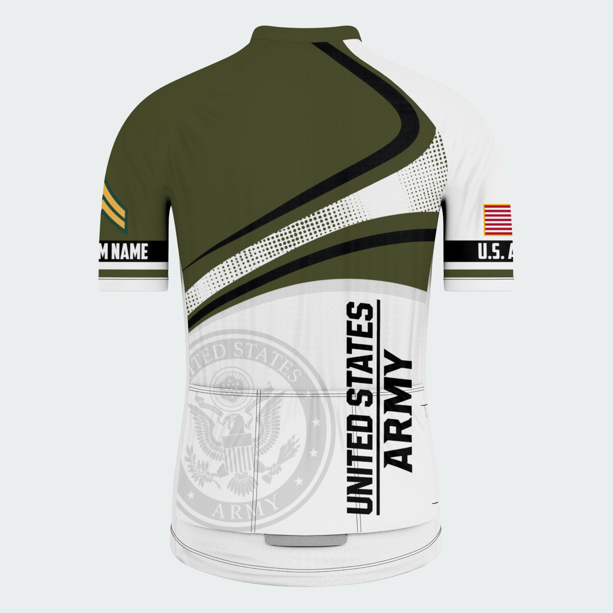 Men’s Personalized U.S. Army Regular Fit Cycling Jersey & Kit
