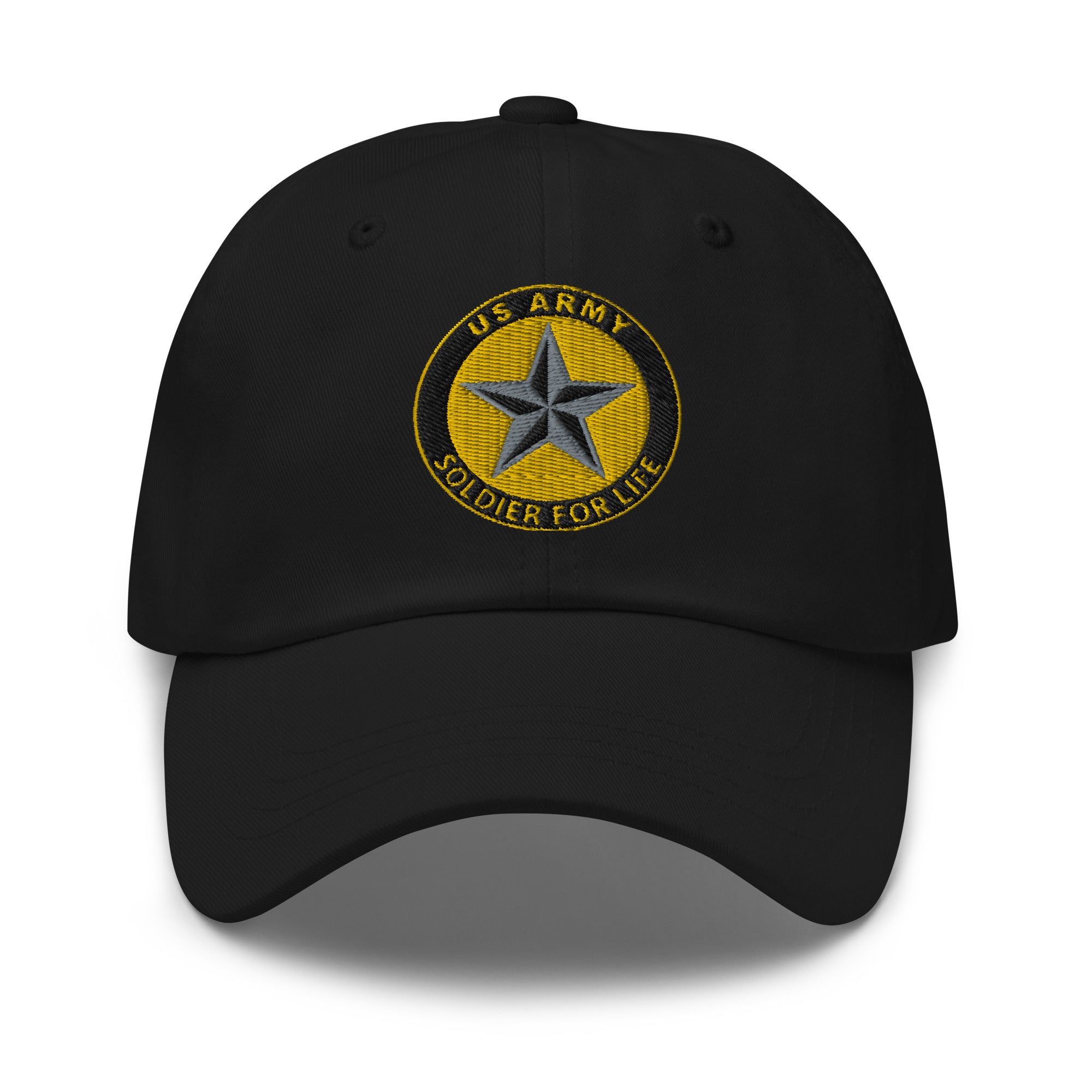 US Army O-7 Brigadier General O7 BG General Officer Soldier For Life Embroidered Dad Hat