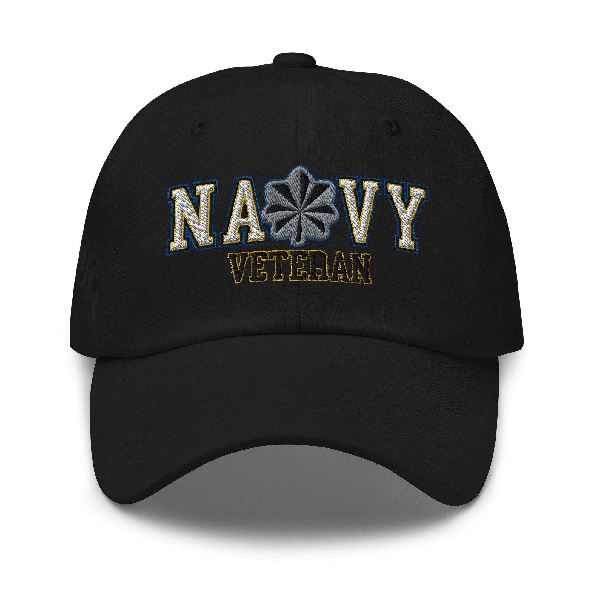 US Navy O-5 Commander O5 CDR Senior Officer Veteran Embroidered Dad Hat