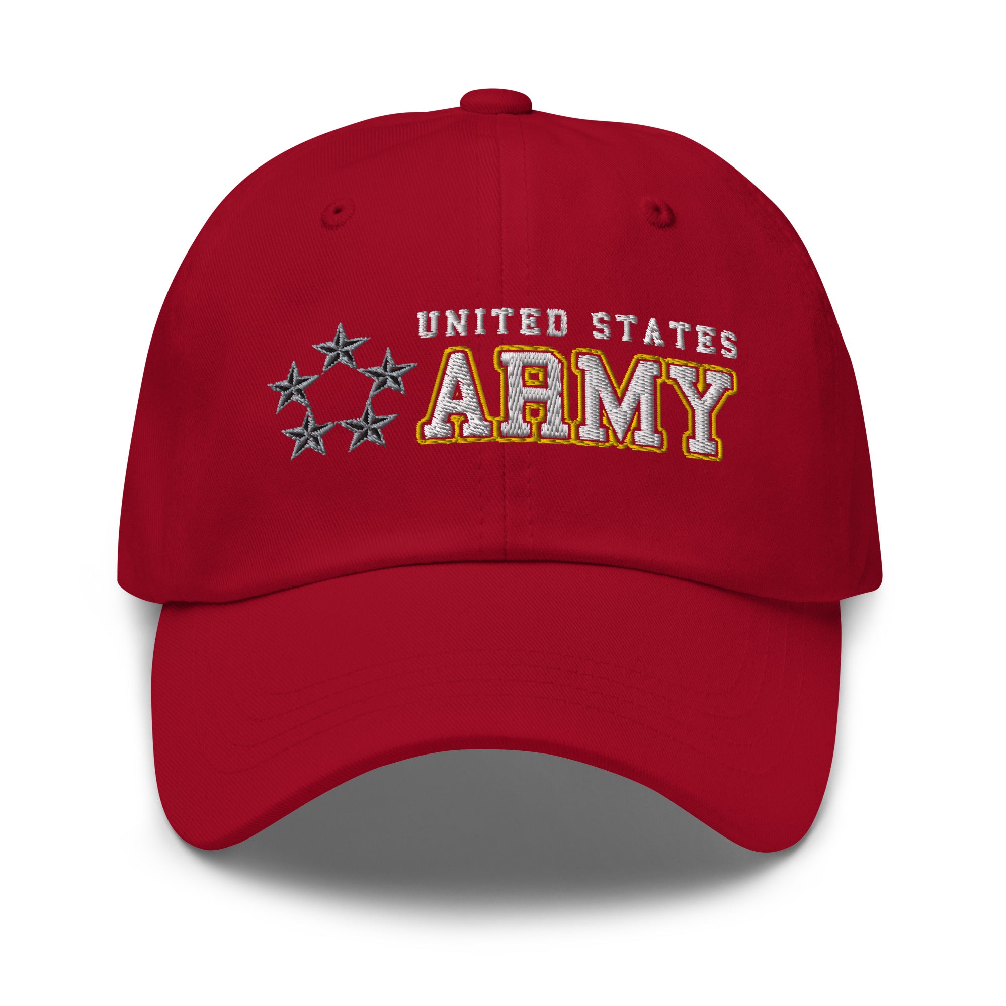 US Army O-10 General of the Army O10 GA General Officer Ranks/Insignia Embroidered Dad Hat