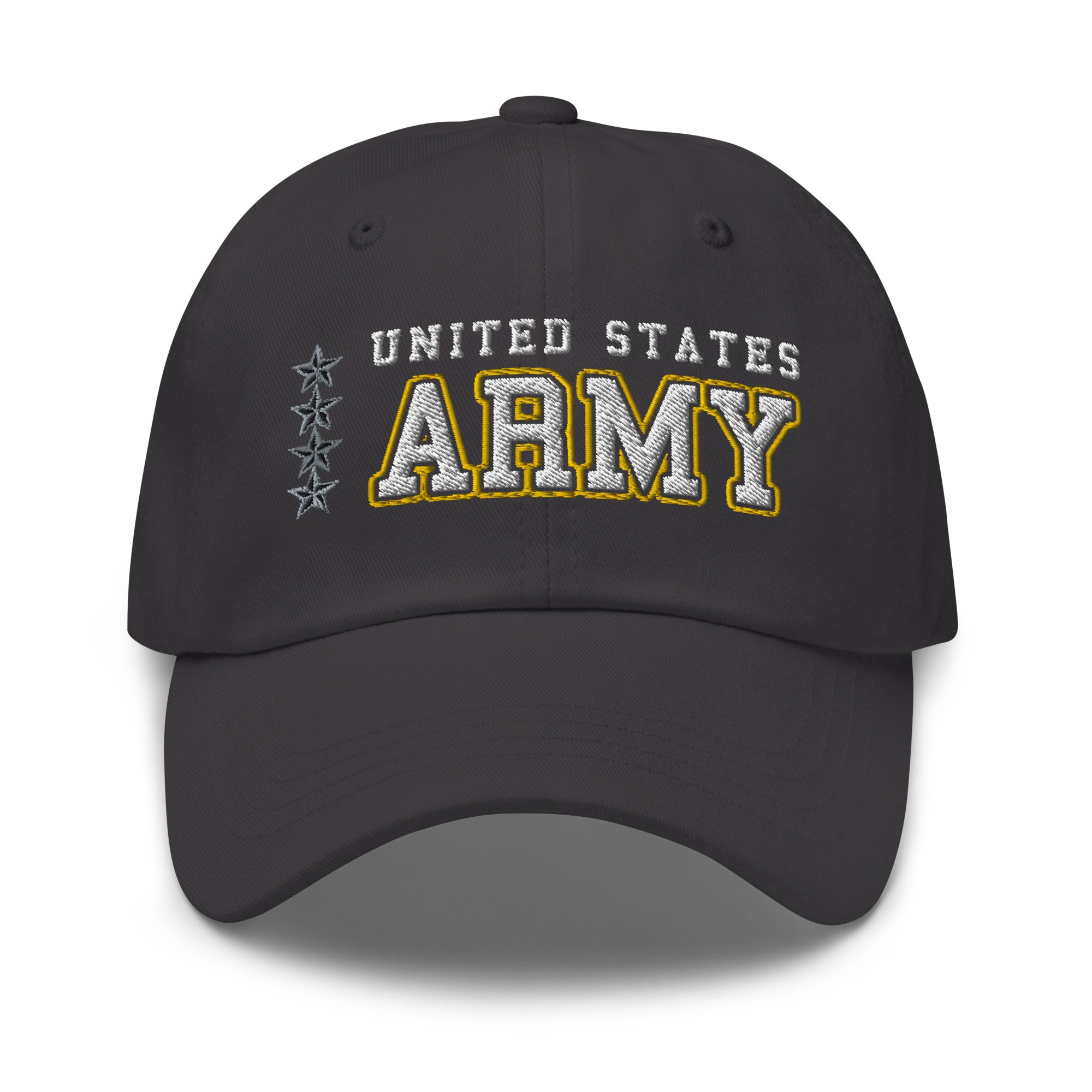 US Army O-10 General O10 GEN General Officer Ranks/Insignia Embroidered Dad Hat