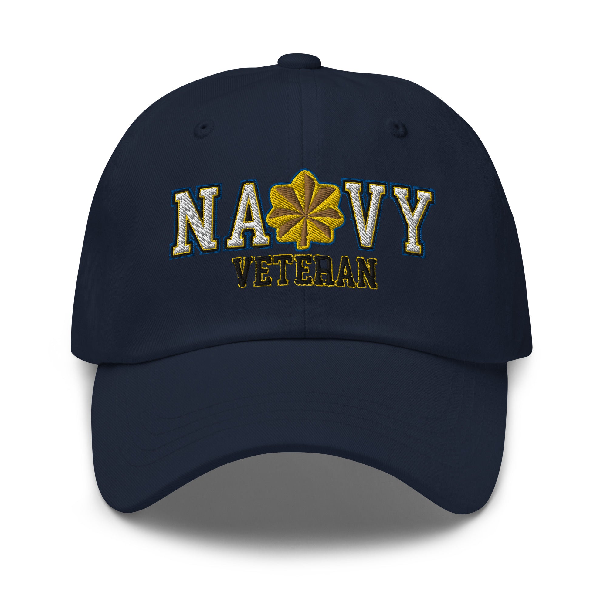US Navy O-4 Lieutenant Commander O4 LCDR Junior Officer Veteran Embroidered Dad Hat