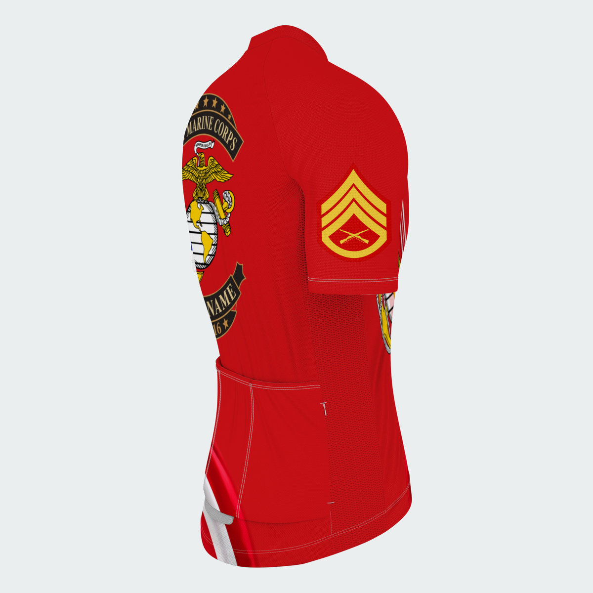 Men’s Personalized U.S. Marine Corps Veteran Cycling Jersey & Kit