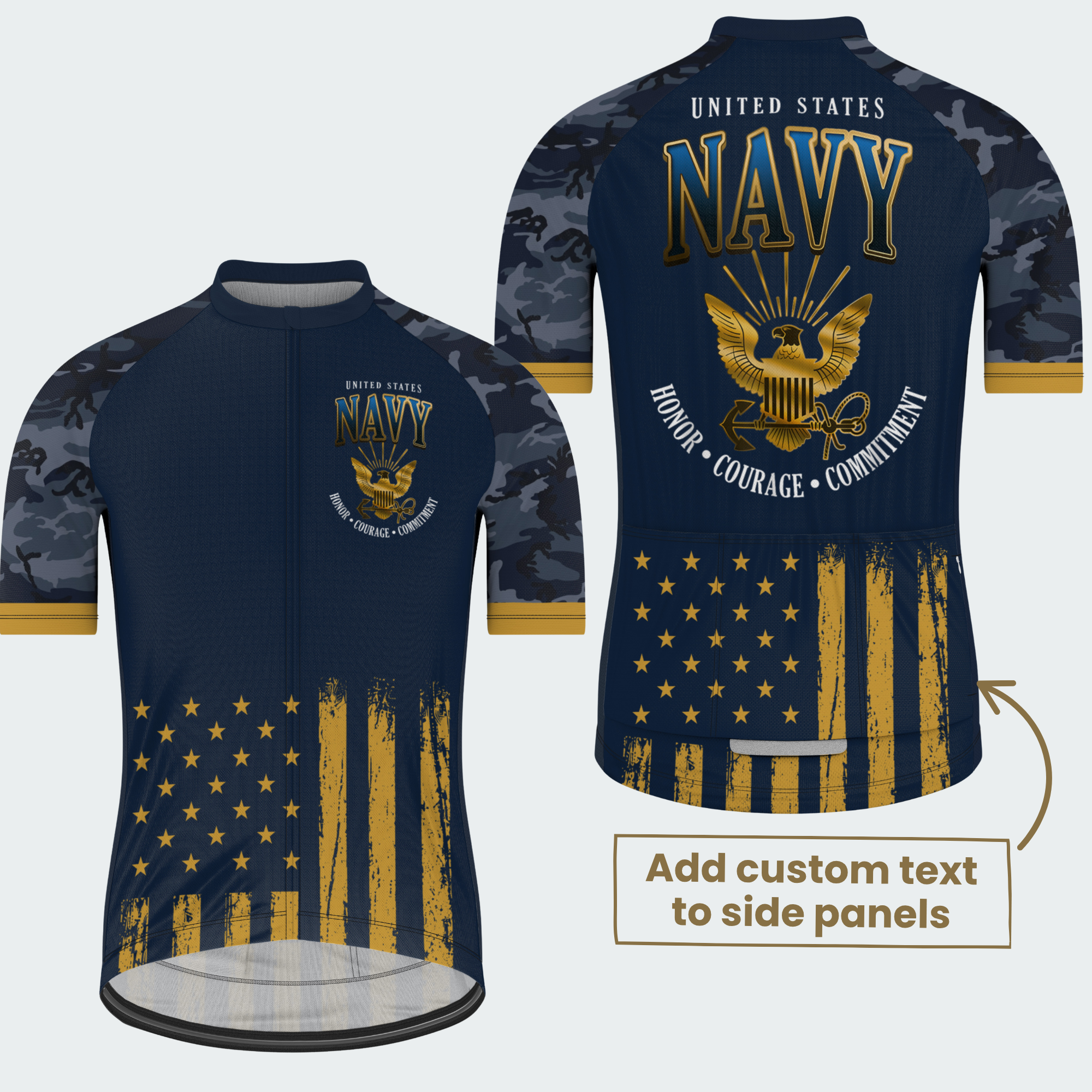 Men’s U.S. Navy Veteran Pride Cycling Jersey & Kit