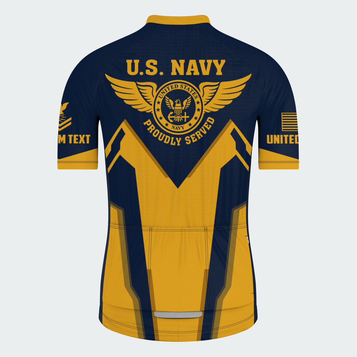Men’s Personalized U.S. Navy Proudly Served Cycling Jersey & Kit