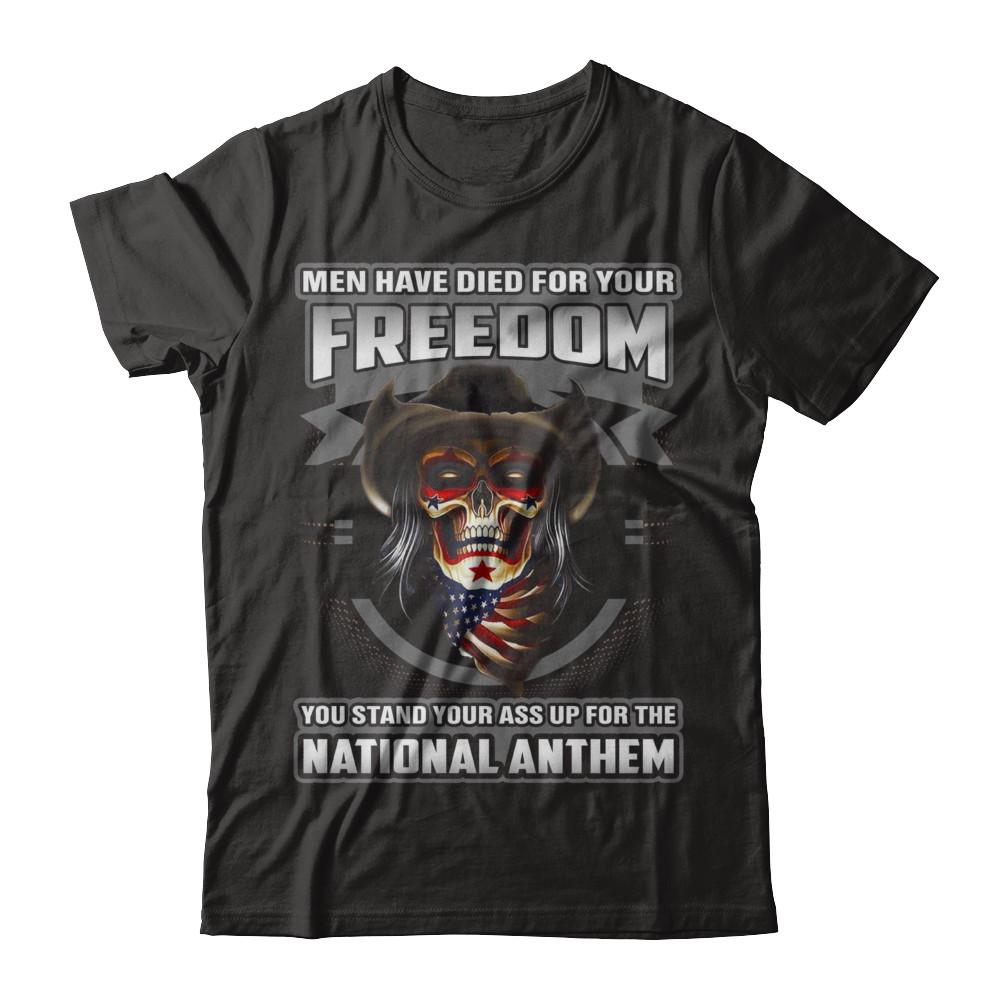 Military T-Shirt "Veteran Died For Your Freedom"-TShirt-General-Veterans Nation