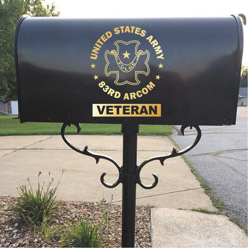 US Army 83rd ARCOM Ohio Unit Crest Clear Stickers-Decal-Army-CSIB-Veterans Nation