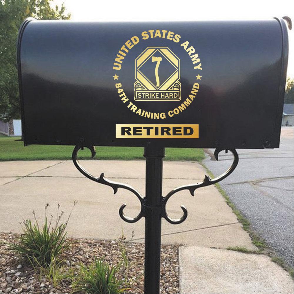 US Army 84th Training Command Unit Crest Clear Stickers-Decal-Army-CSIB-Veterans Nation