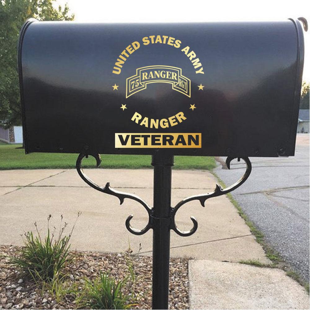 US Army Airborne Rangers Clear Stickers-Decal-Army-CSIB-Veterans Nation