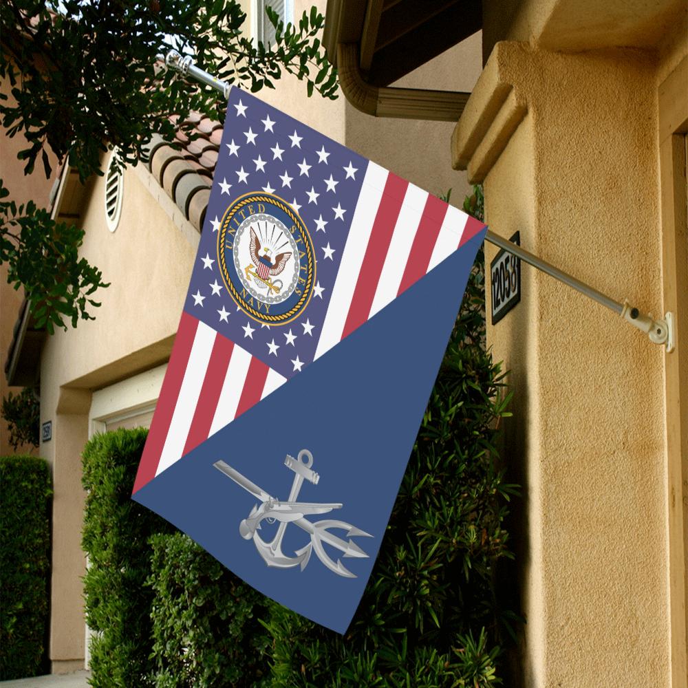US Navy Special Warfare Operator Navy SO House Flag 28 inches x 40 inches Twin-Side Printing-HouseFlag-Navy-Rate-Veterans Nation