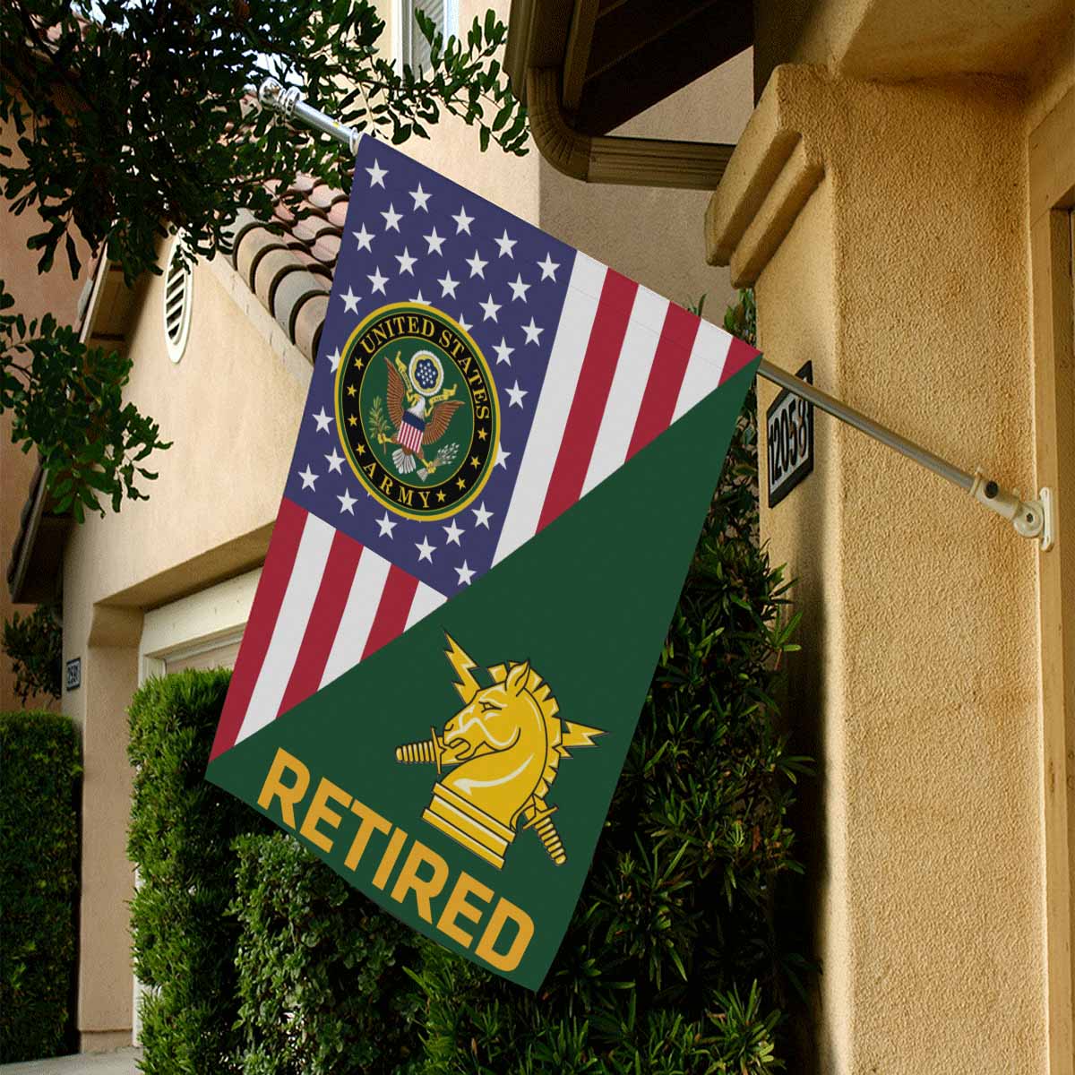 US Army Psychological Ops Retired House Flag 28 Inch x 40 Inch Twin-Side Printing-HouseFlag-Army-Branch-Veterans Nation