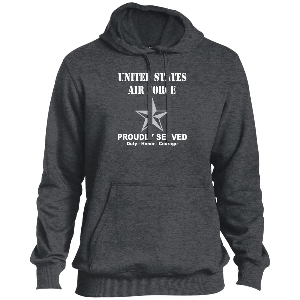 US Air Force O-7 Brigadier General Brig O7 General Officer Ranks T shirt Sport-Tek Tall Pullover Hoodie - T-Shirt-TShirt-USAF-Veterans Nation