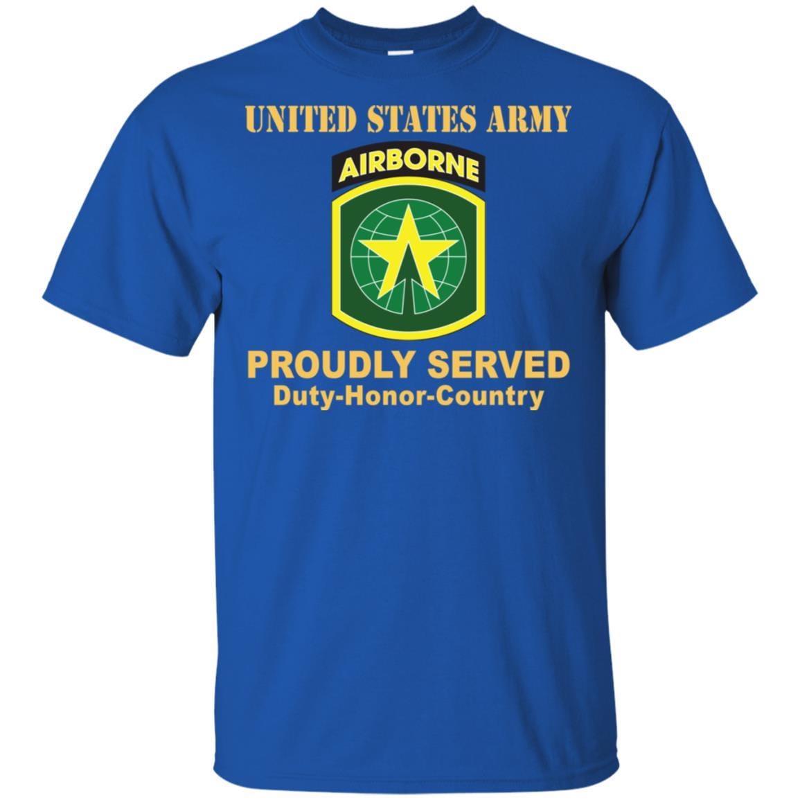 US ARMY 16TH MILITARY POLICE BRIGADE- Proudly Served T-Shirt On Front For Men-TShirt-Army-Veterans Nation