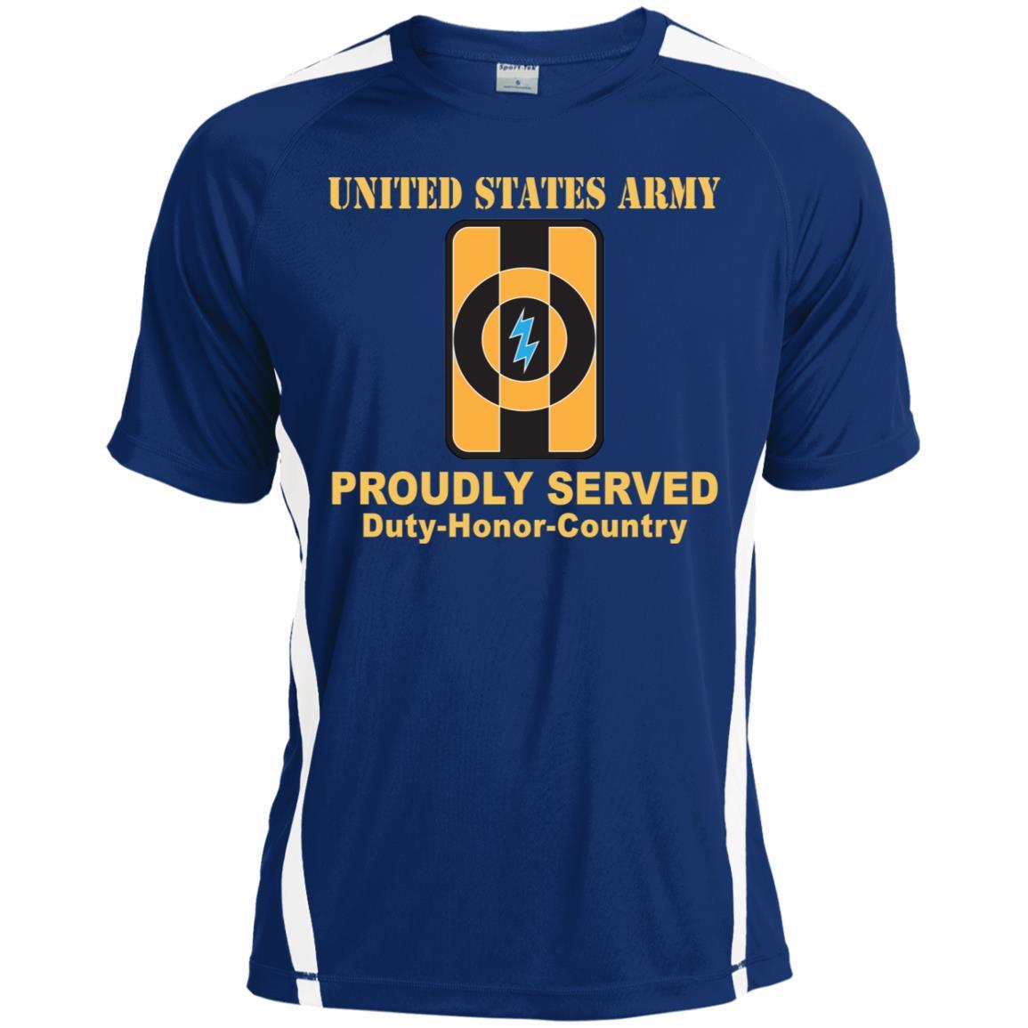 US ARMY 49TH QUARTERMASTER GROUP- Proudly Served T-Shirt On Front For Men-TShirt-Army-Veterans Nation