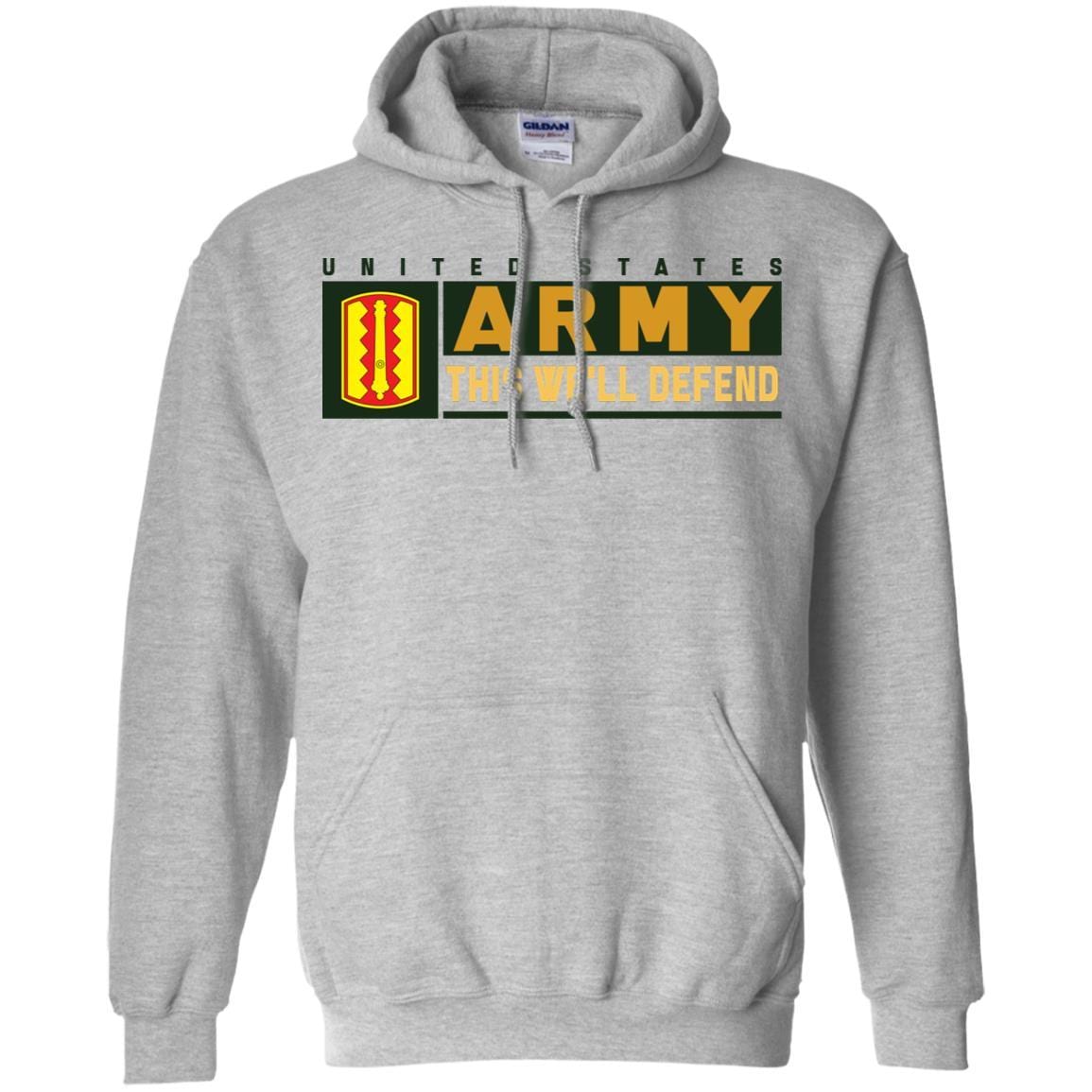 US Army 54 FIELD ARTILLERY BRIGADE- This We'll Defend T-Shirt On Front For Men-TShirt-Army-Veterans Nation