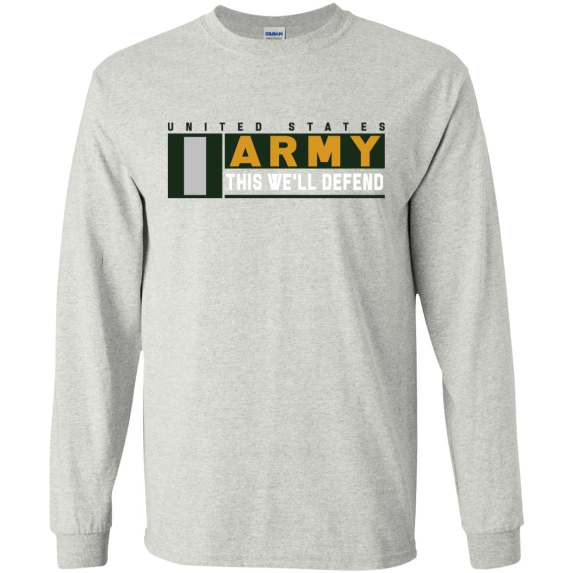 US Army O-2 This We Will Defend Long Sleeve - Pullover Hoodie-TShirt-Army-Veterans Nation