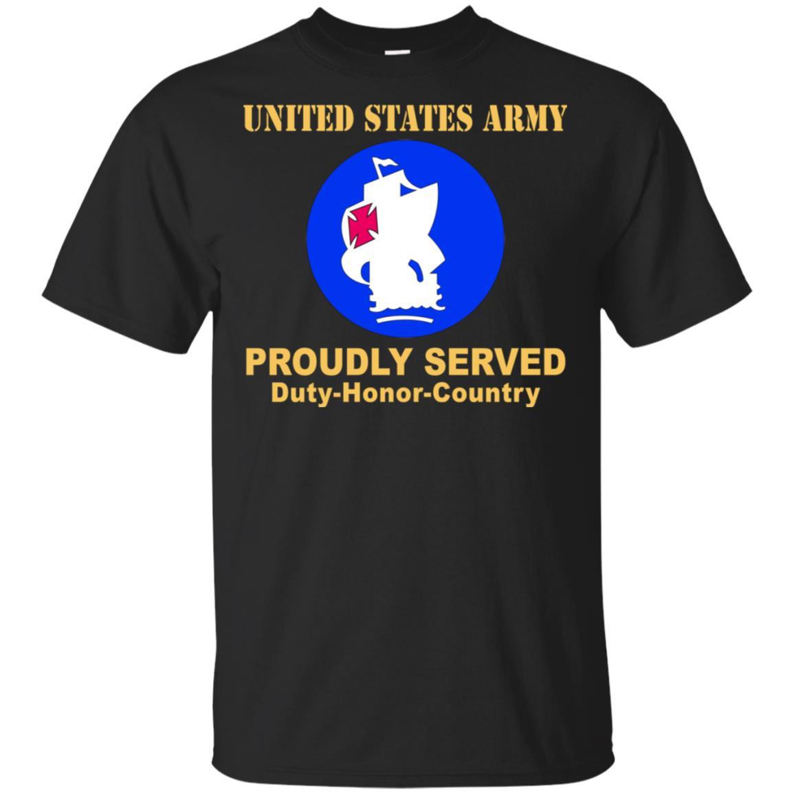 US ARMY SOUTH CSIB- Proudly Served T-Shirt On Front For Men-TShirt-Army-Veterans Nation