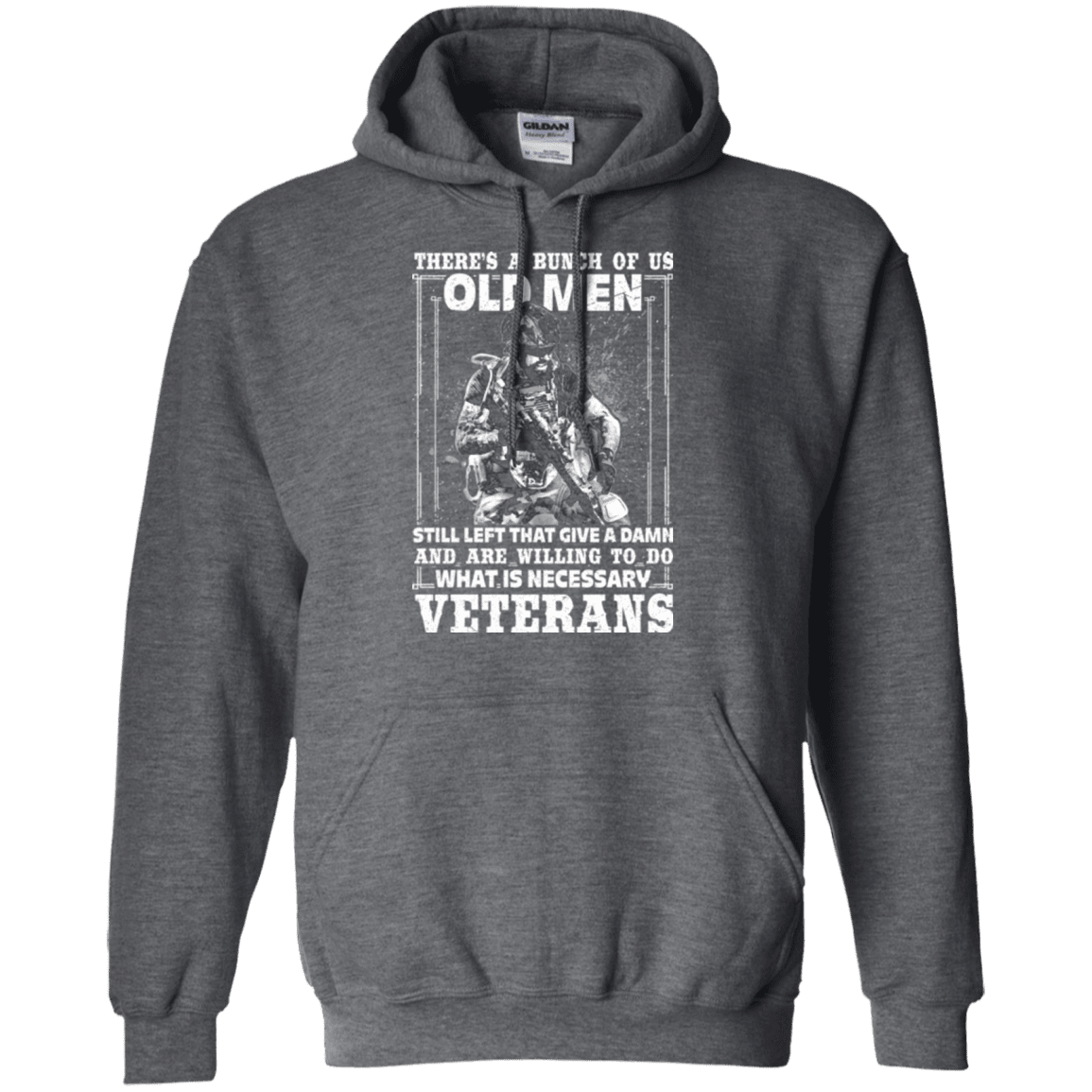 Military T-Shirt "OLD VETERAN ARE WILLING TO DO"-TShirt-General-Veterans Nation