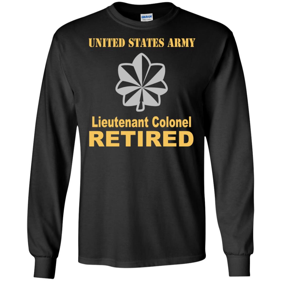 US Army O-5 Lieutenant Colonel O5 LTC Field Officer Retired Men T Shirt On Front-TShirt-Army-Veterans Nation