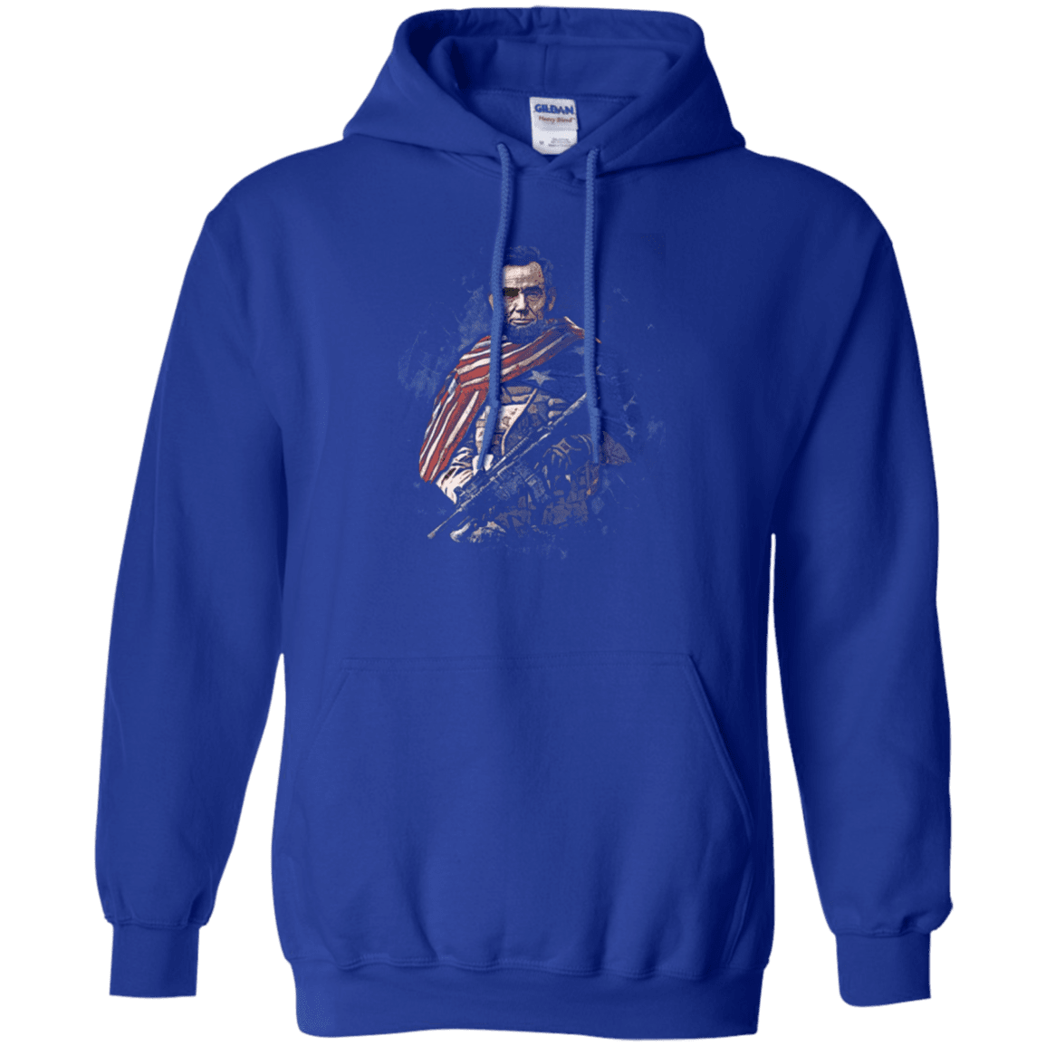 Military T-Shirt "Independent Day - Abraham Lincoln Soldier Presidents"-TShirt-General-Veterans Nation