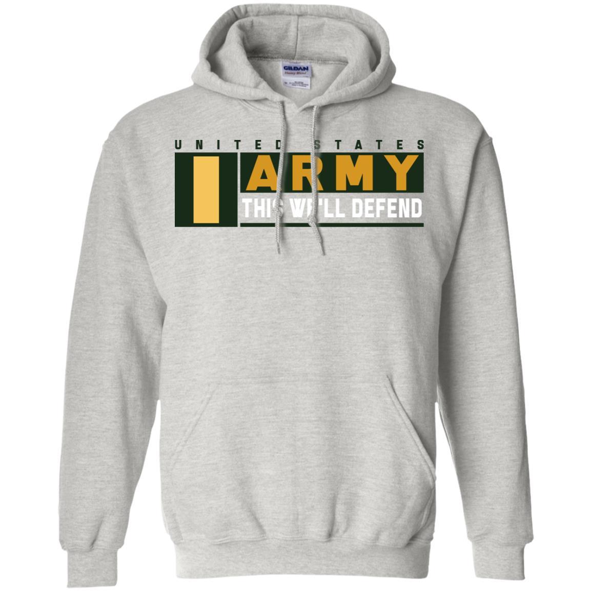 US Army O-1 This We Will Defend Long Sleeve - Pullover Hoodie-TShirt-Army-Veterans Nation