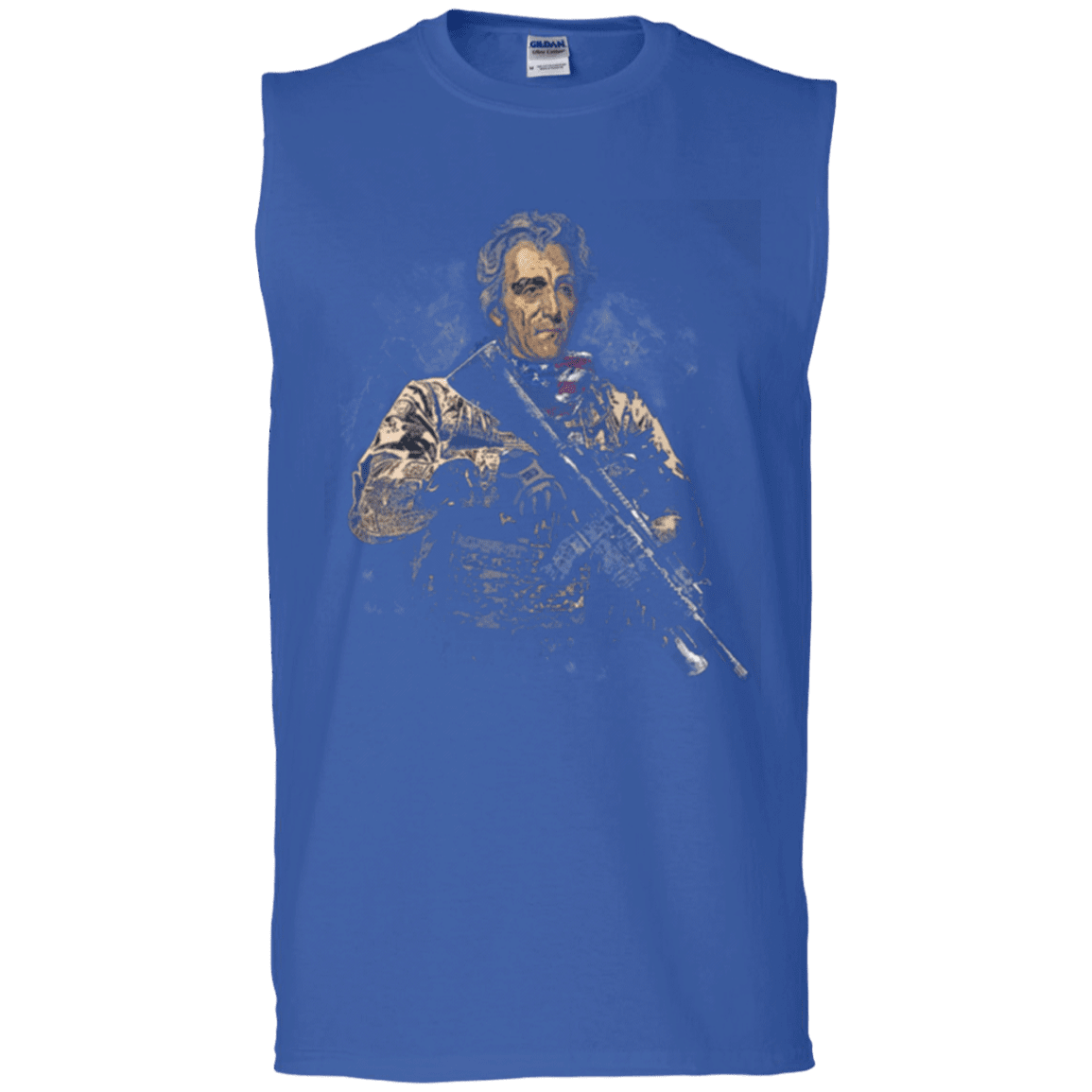Military T-Shirt "Andrew Jackson Soldier Presidents"-TShirt-General-Veterans Nation