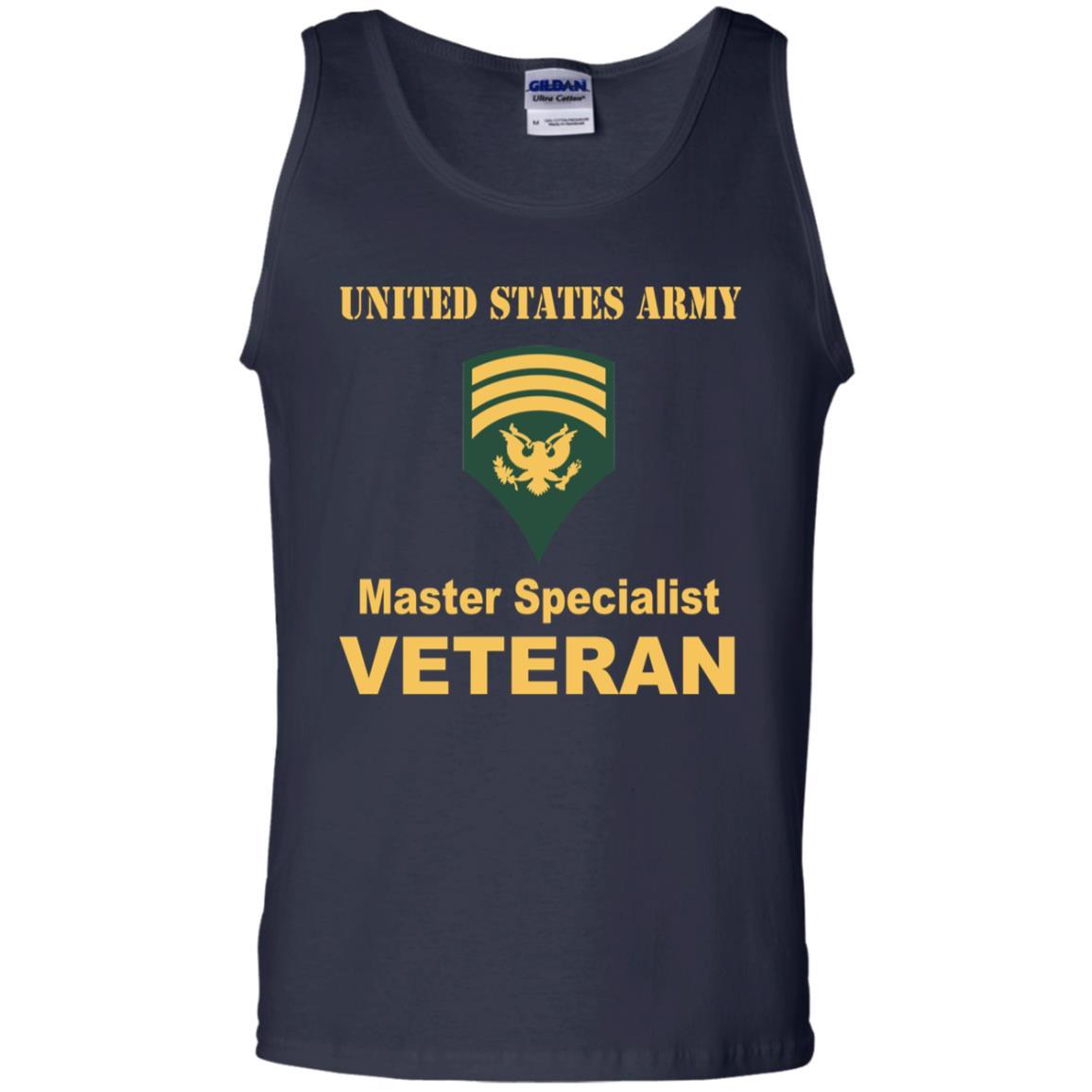 US Army E-7 SPC E7 Specialist Master Specialist Veteran Men T Shirt On Front-TShirt-Army-Veterans Nation