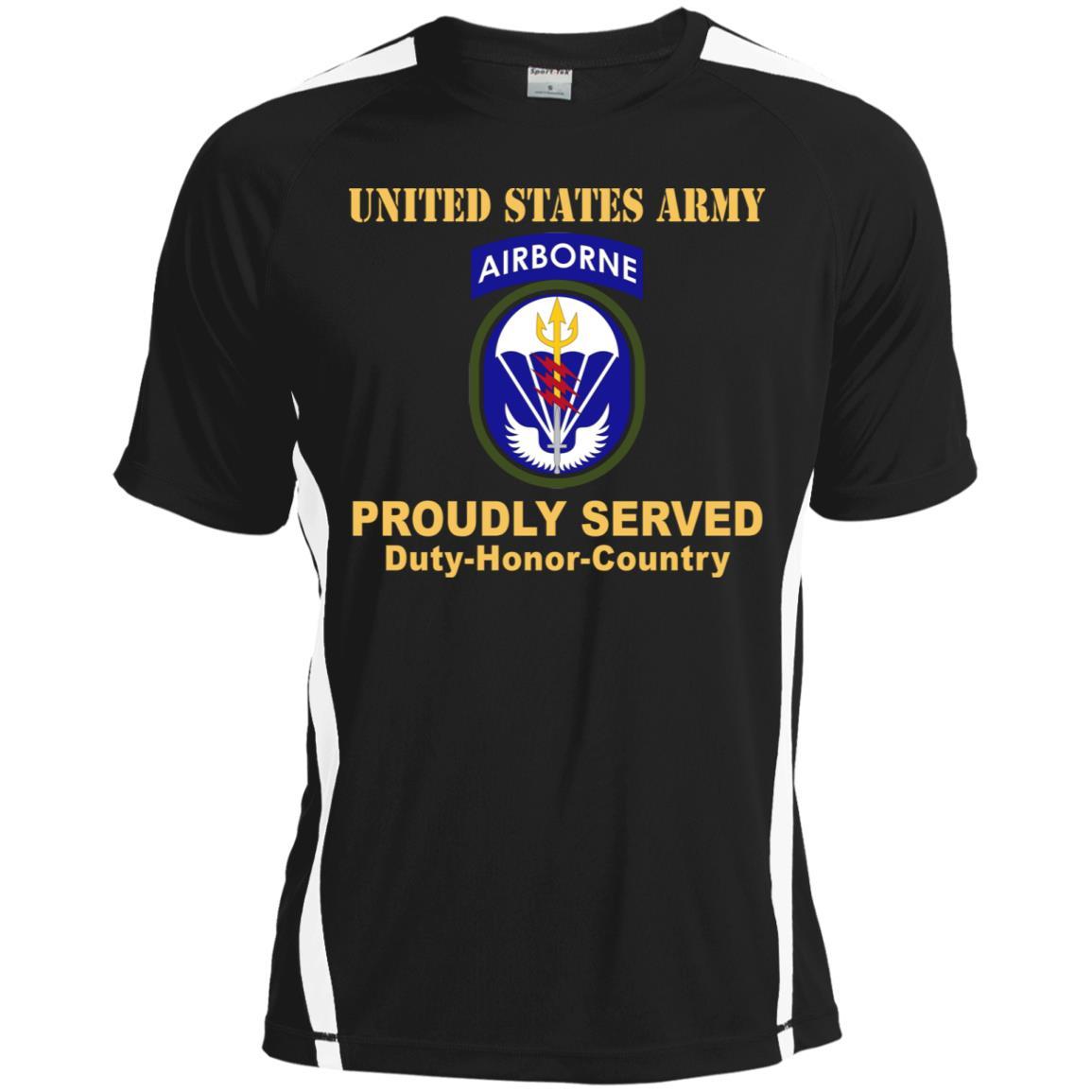 US ARMY SPECIAL OPERATIONS COMMAND SOUTH- Proudly Served T-Shirt On Front For Men-TShirt-Army-Veterans Nation