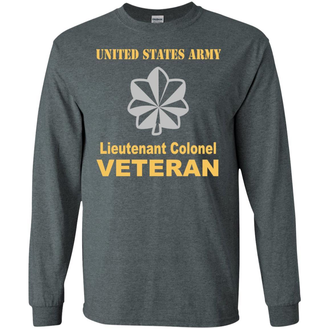 US Army O-5 Lieutenant Colonel O5 LTC Field Officer Veteran Men T Shirt On Front-TShirt-Army-Veterans Nation