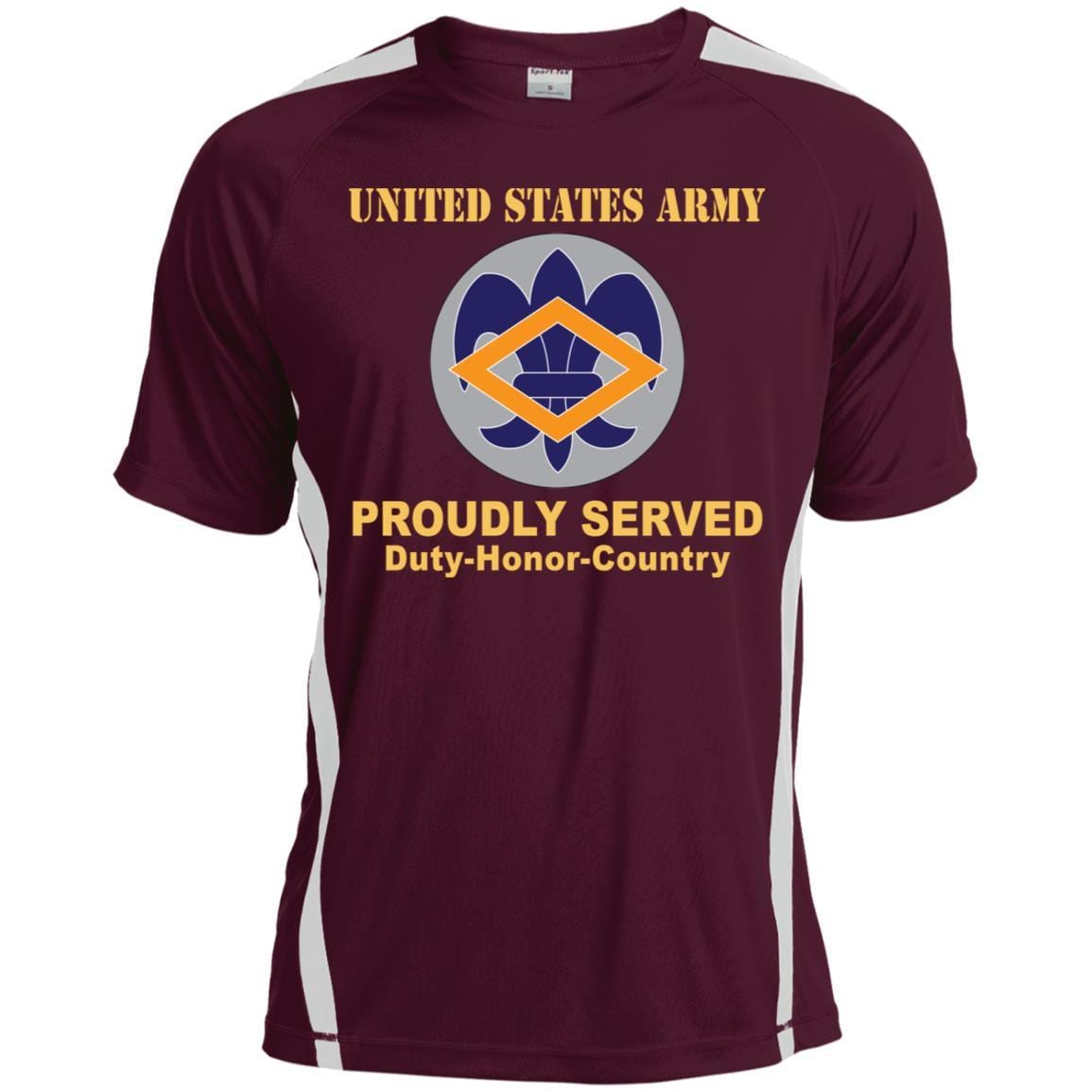 US ARMY 336TH FINANCE CENTER- Proudly Served T-Shirt On Front For Men-TShirt-Army-Veterans Nation